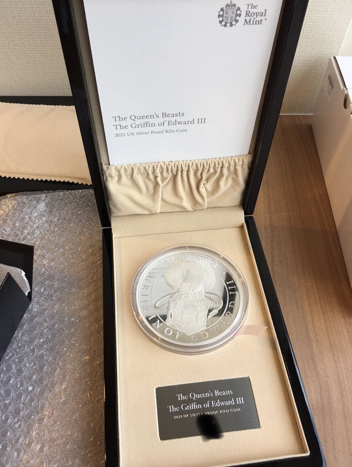 2017年英国クイーンズ ビースト シリーズ - グリフィン銀貨 158577387_o2.jpg?