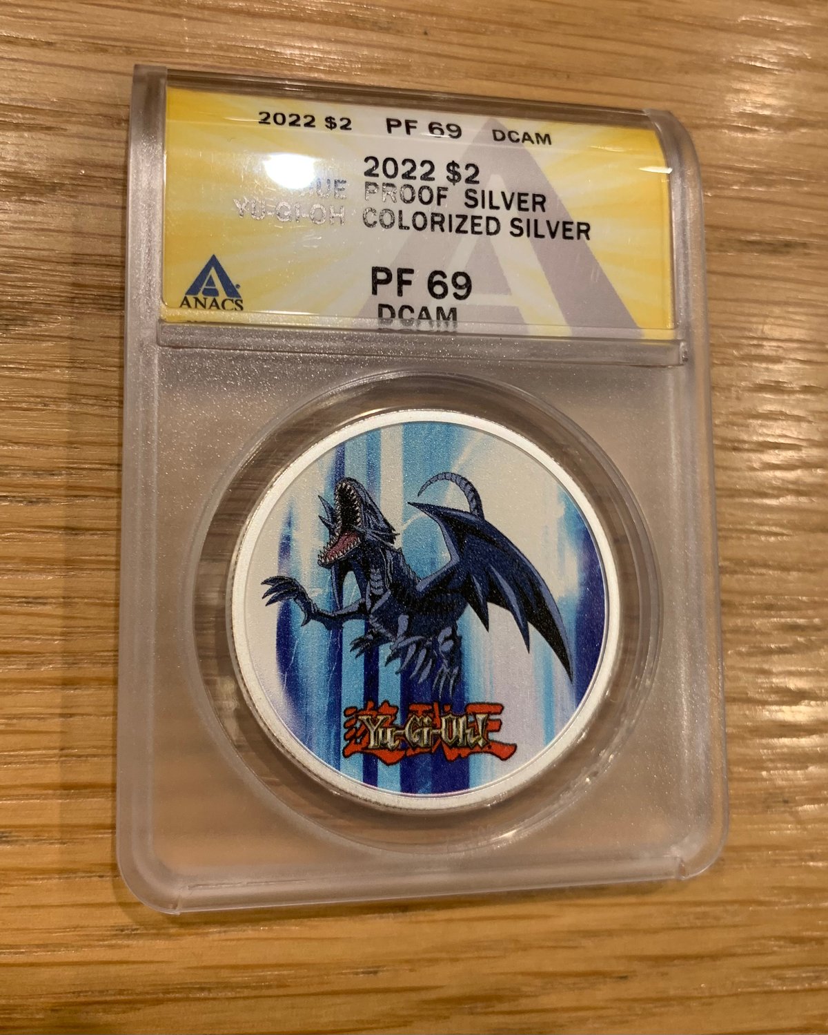 ANACS鑑定PF69】遊戯王 ブルーアイズホワイトドラゴン 青眼の白竜