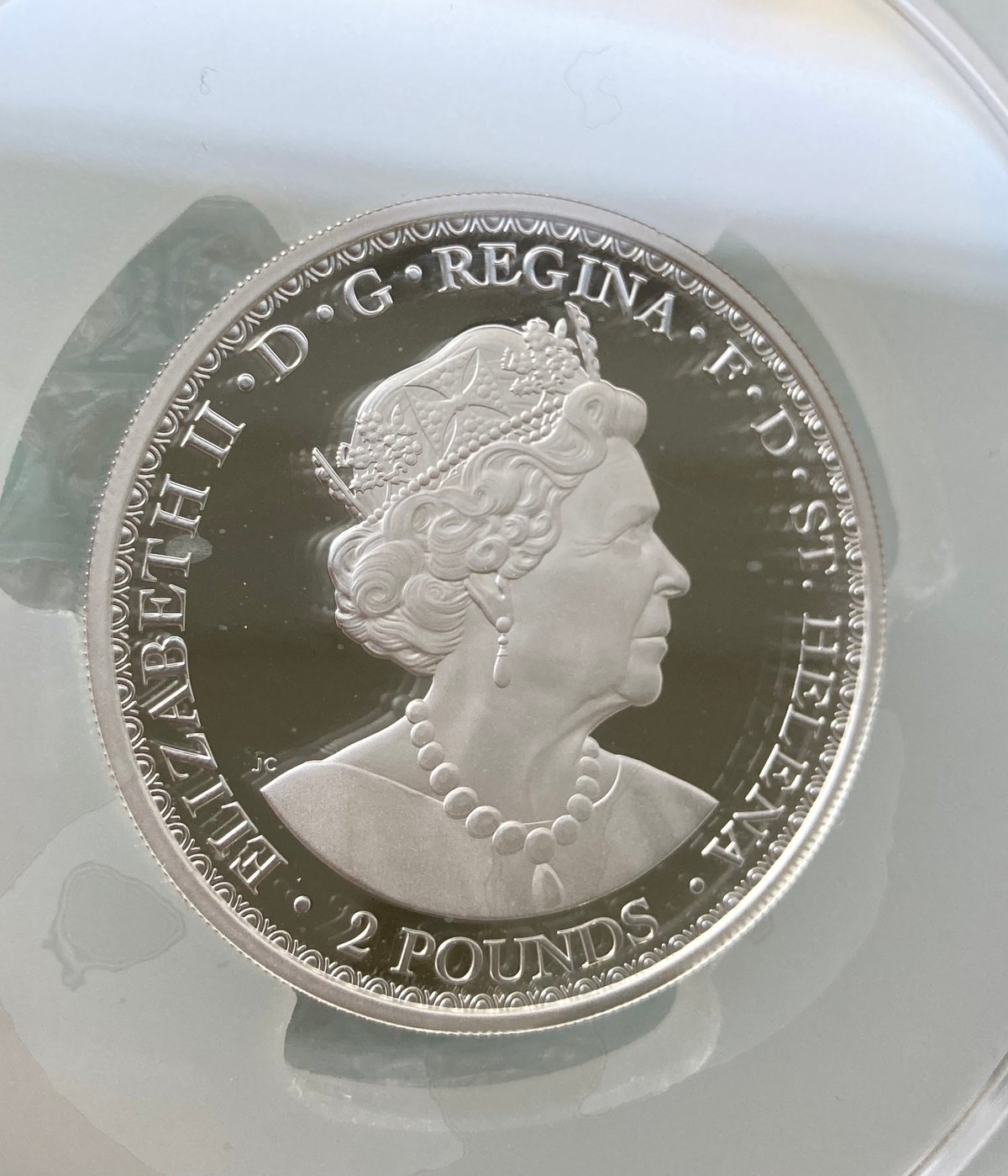 PCGS鑑定PR68 2オンス銀貨 ウナとライオン マスターピース版