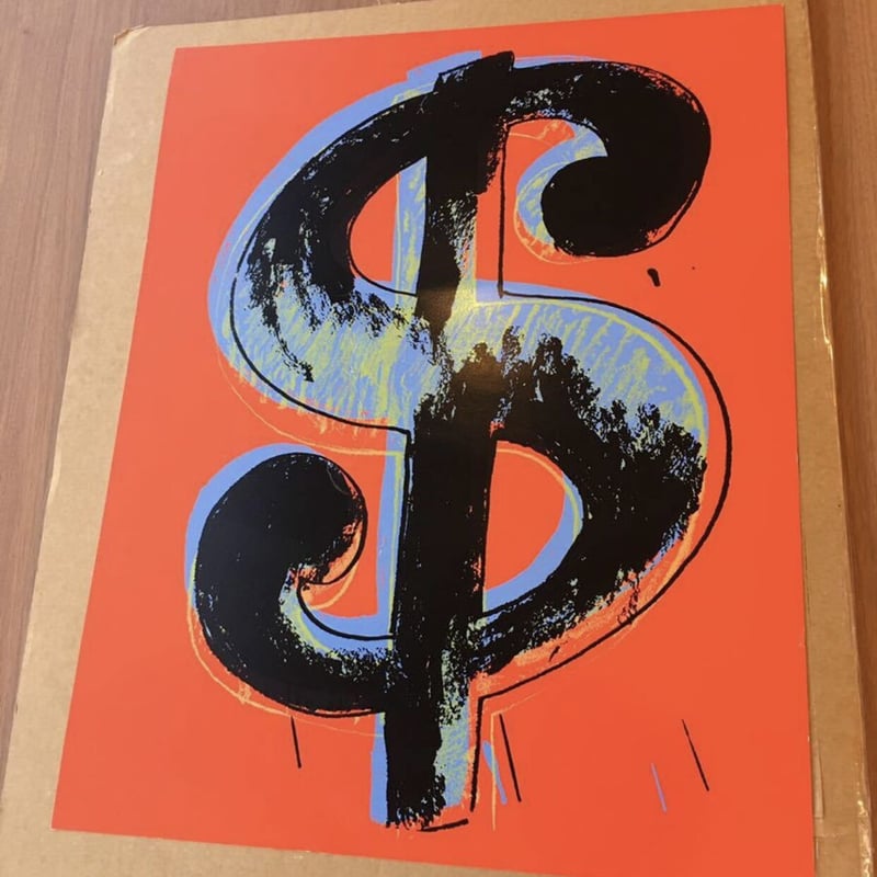 アクリルクレーム額装あり 【真作】中古 証明書あり アンディ