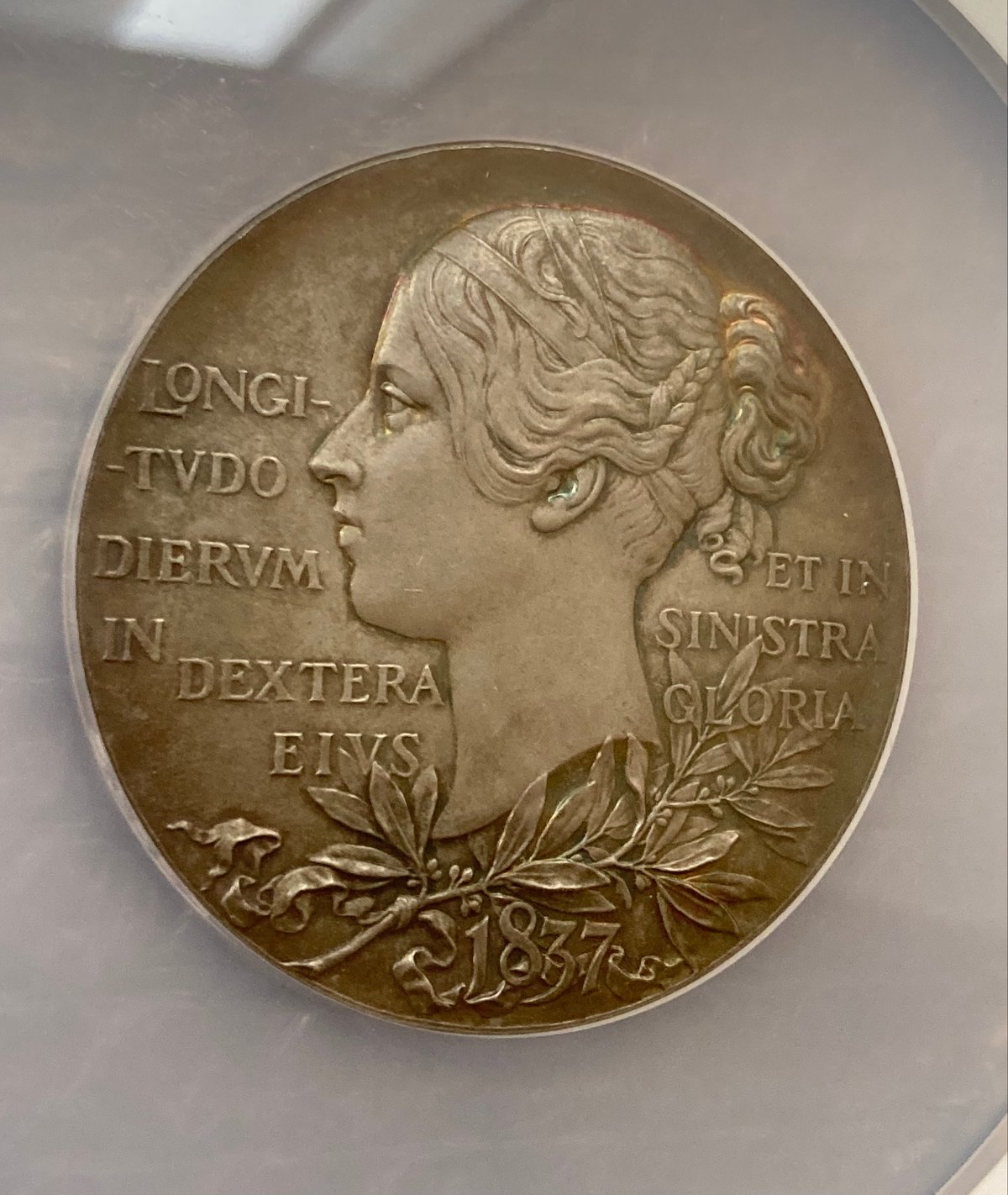 【高鑑定】1897年 イギリス ヴィクトリア女王即位60周年記念銀貨 高鑑定・NGC鑑定MS65】1897年 ヴィクトリア女王 ダイヤモンド