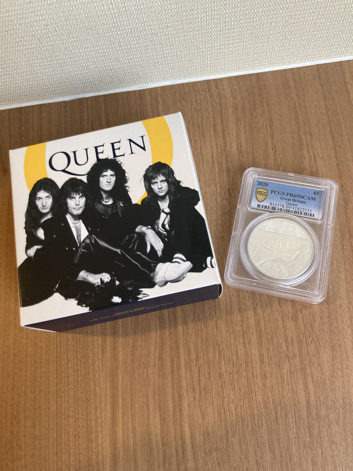 PCGS69鑑定】2オンス銀貨 ミュージック レジェンド クイーン