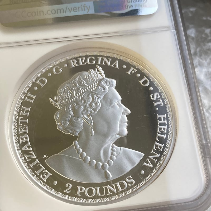 NGC鑑定PF70UC+FDI】 2オンス銀貨 ウナとライオン マスターピース版