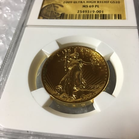 【NGC MS69PL 】2009年 ウルトラハイレリーフ金貨 コイン プルーフライク セントゴーデンス ゴールド ダブルイーグル ULTRA HIGH RELIEF