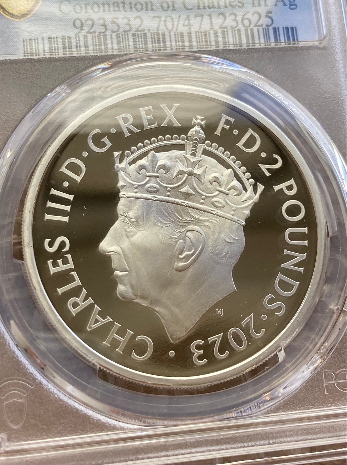 世界で6枚のPCGS70鑑定】 2023年 チャールズ3世 戴冠式記念