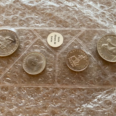 #ハイチ共和国　25.10.5グルード銀貨セット　専用ケース付き JCC | ジャパンコインキャビネット / ハイチ 1973年 500G 金貨
