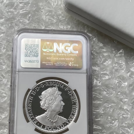 【NGC鑑定PF70】 2022年 ウナとライオン Gilt・GOLD PLATE版 セントヘレナ 1オンス銀貨 金メッキ シルバー プルーフコイン Una Lion