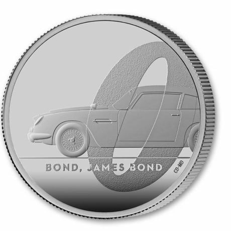 【第１貨・１オンス銀貨】007 ジェームズボンド ２ポンド銀貨 プルーフコイン シルバー ロイヤルミント 2020 Royal Mint  £2 1oz Silver James Bond