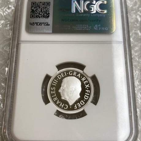 NGC鑑定PF70+FR ロイヤルミント 2025年 ソブリン銀貨 ピストルッチ 聖ジョージの竜退治 シルバープルーフコイン Royal Mint Sovereign