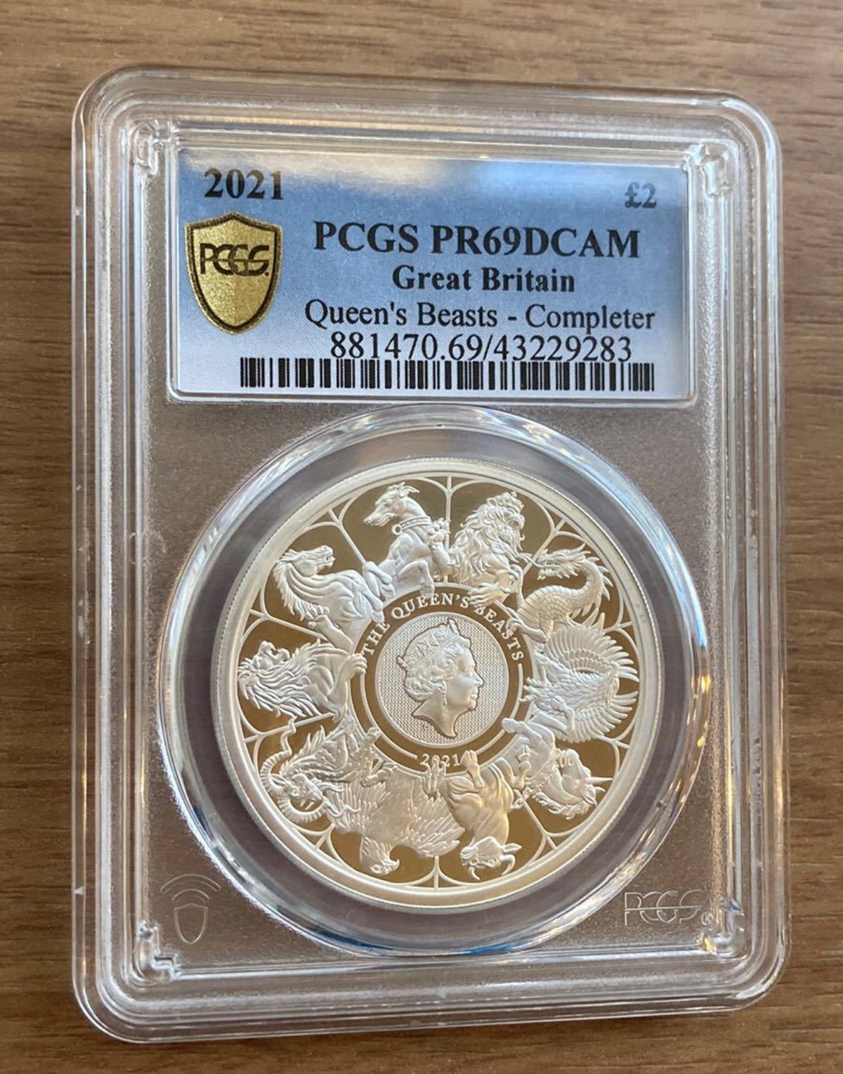 PCGS鑑定 PR69DCAM クイーンズビースト コンプリーター版 ロイヤル