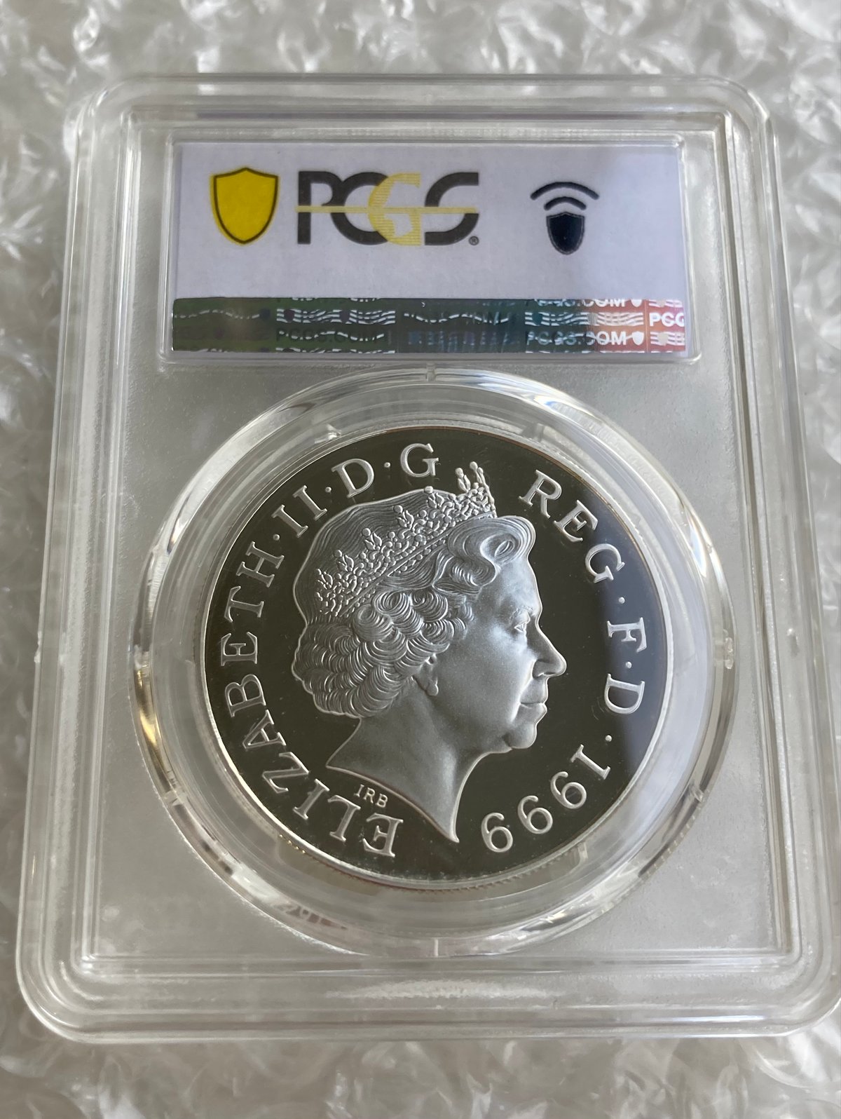 PCGS鑑定PR69DCAM 1999年 イギリス ダイアナ妃追悼祈念 5ポンド