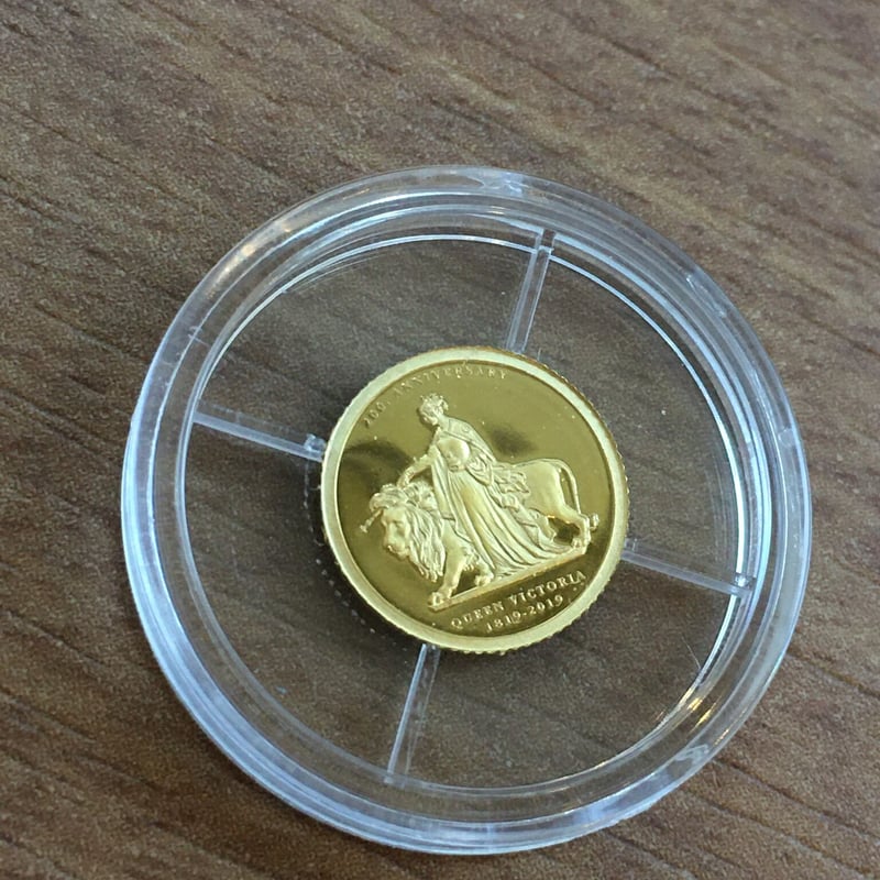 ウナとライオン 2019 イギリス連邦カメルーン 記念金貨 ゴールド