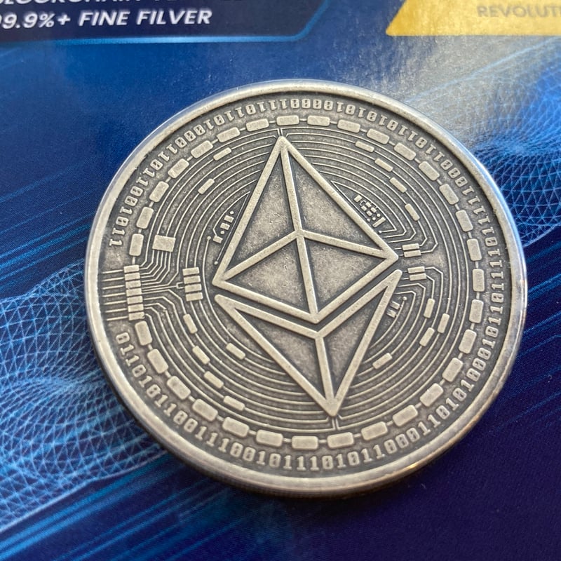 イーサリアム銀貨 1オンス1枚