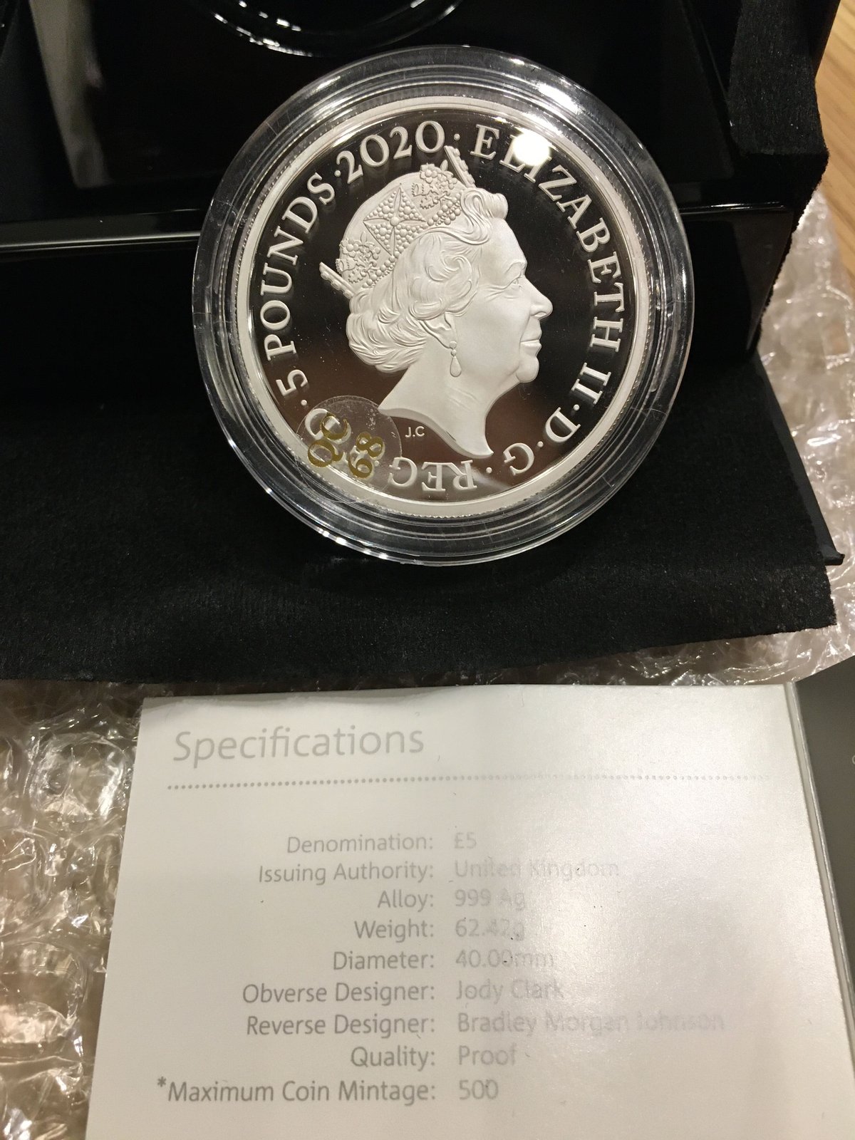 エルトンジョン純銀硬貨