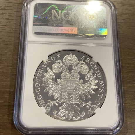 【NGC鑑定PF69UC】プルーフ表記 1780年付 マリアテレジア ターラー銀貨 オーストリア リストライク版 シルバー アンティークコイン モダンコイン ターレル taler thaler