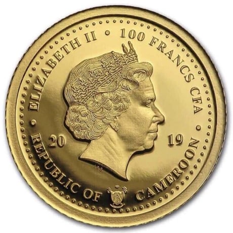 ウナとライオン 2019 イギリス連邦カメルーン 記念金貨 ゴールド コイン エリザベス ヴィクトリア 英国 Una Lion gold coin Cameroon