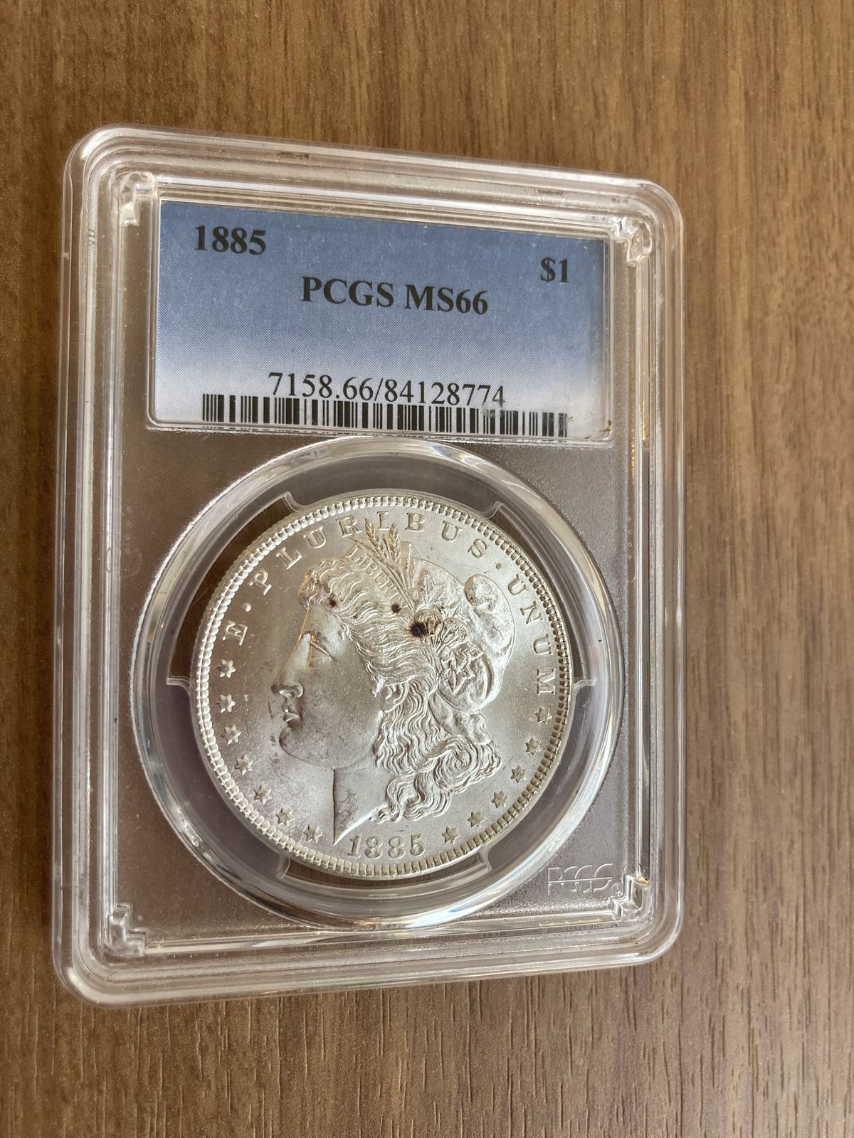 PCGS鑑定MS66】1885年 米国モルガンダラー モーガンダラー 銀貨 