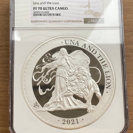 【TopPop!!・1kg・世界で1枚】 発行50枚 NGC鑑定PF70 ウナとライオン 2021年 セントヘレナ 1キログラム £50銀貨 シルバー プルーフコイン