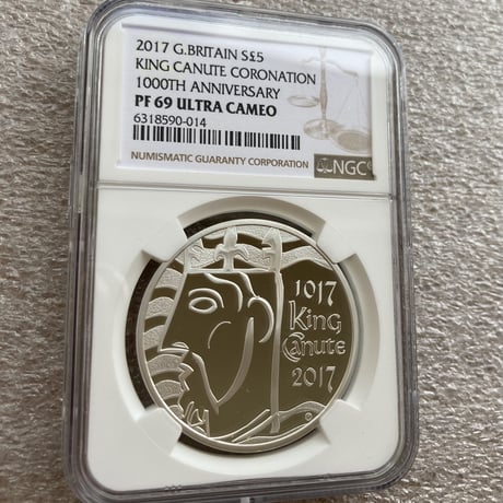 【NGC・PF69UC】2017 キングクヌート 戴冠1000周年 5ポンド銀貨 シルバー プルーフコイン イギリス 英国 ロイヤルミント カヌート king canute