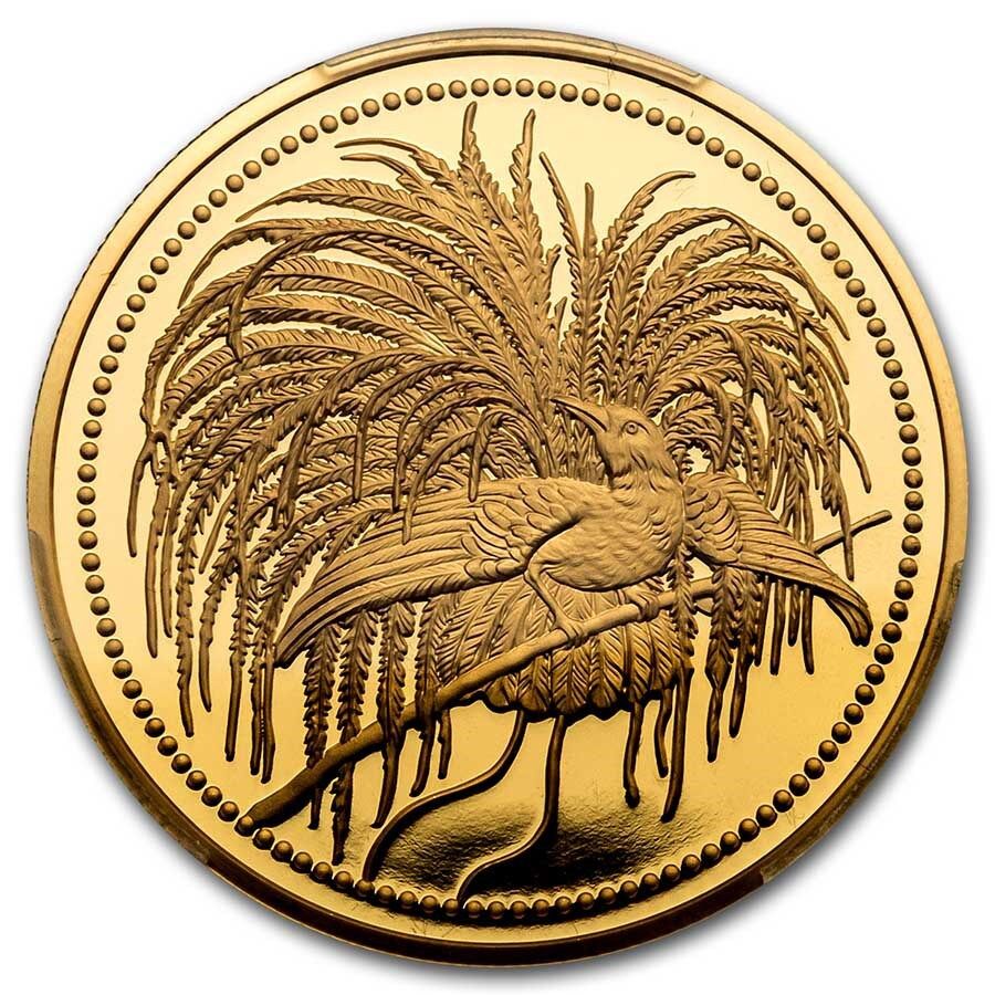 PCGS PR70DCAM確定品】2020 パプアニューギニア 極楽鳥 500キナ 1オンス