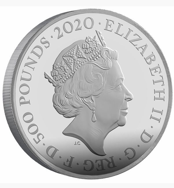 1キログラム・限定70枚】007 ジェームズ・ボンド 1kg銀貨 500