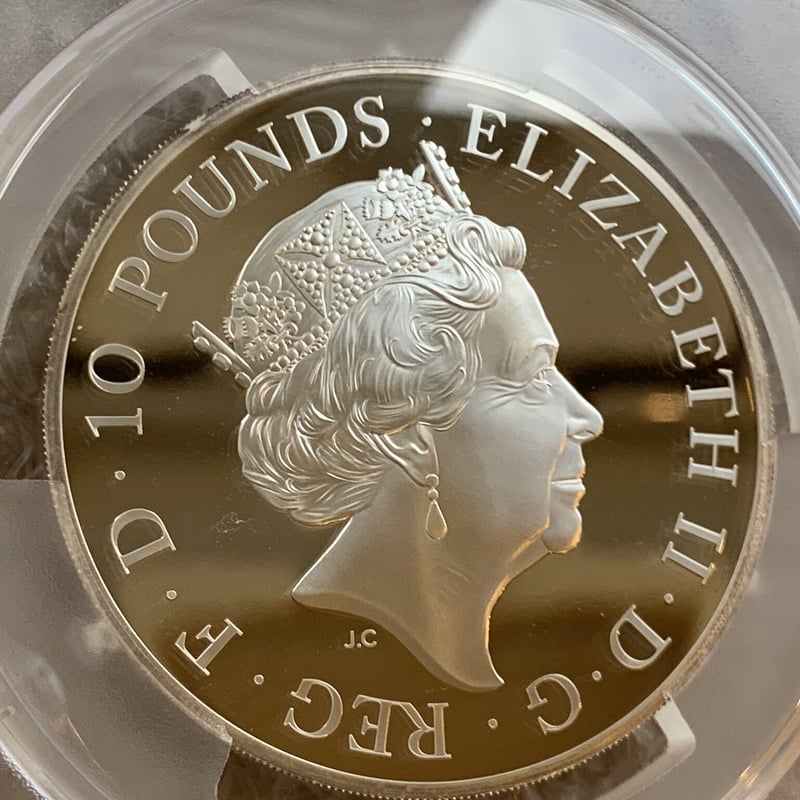 世界で1枚のPCGS70鑑定】ロイヤルミント 2021年 5オンス銀貨 世界で1枚のPCGS70鑑定】ロイヤルミント 2021年 5オンス銀貨