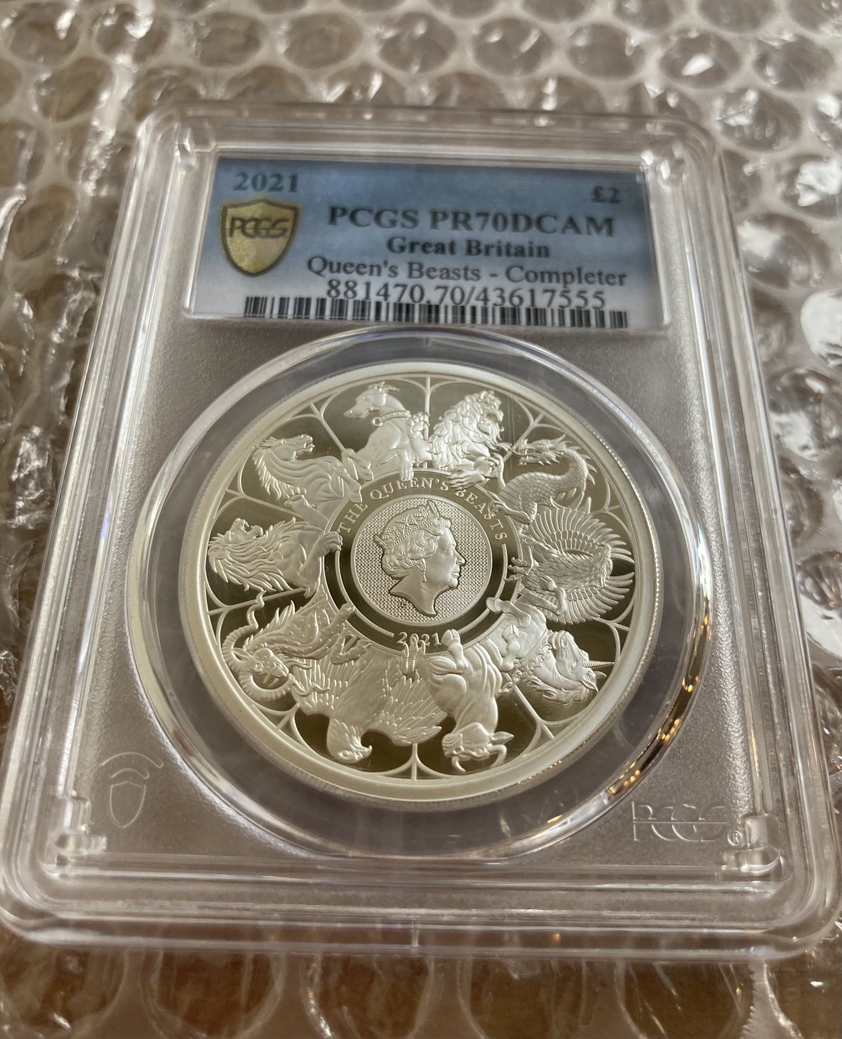 最高鑑定クィーンビースト「ファルコン」PR70DCAM：2019年