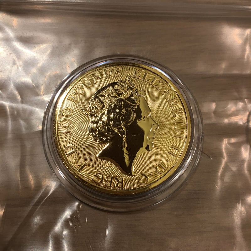 BU版 エルトン・ジョン 1オンス金貨 100ポンド プルーフコイン