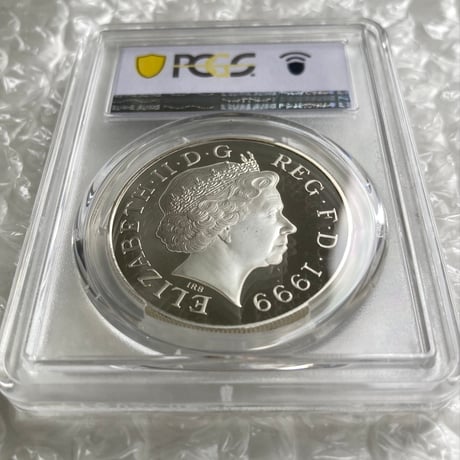 PCGS鑑定PR69DCAM 1999年 イギリス ダイアナ妃追悼祈念 5ポンド銀貨 S-L6 シルバープルーフコイン 英国 ロイヤルミント