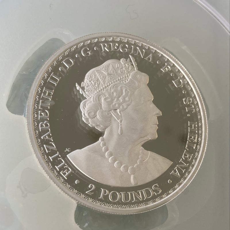 PCGS鑑定PR68 2オンス銀貨 ウナとライオン マスターピース版 2021年