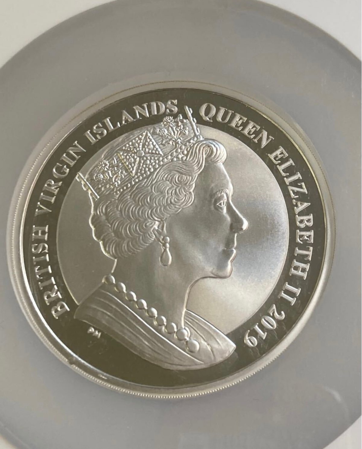 NGC鑑定PF69】 5オンス ウナとライオン 2019 イギリス領 ヴァージン