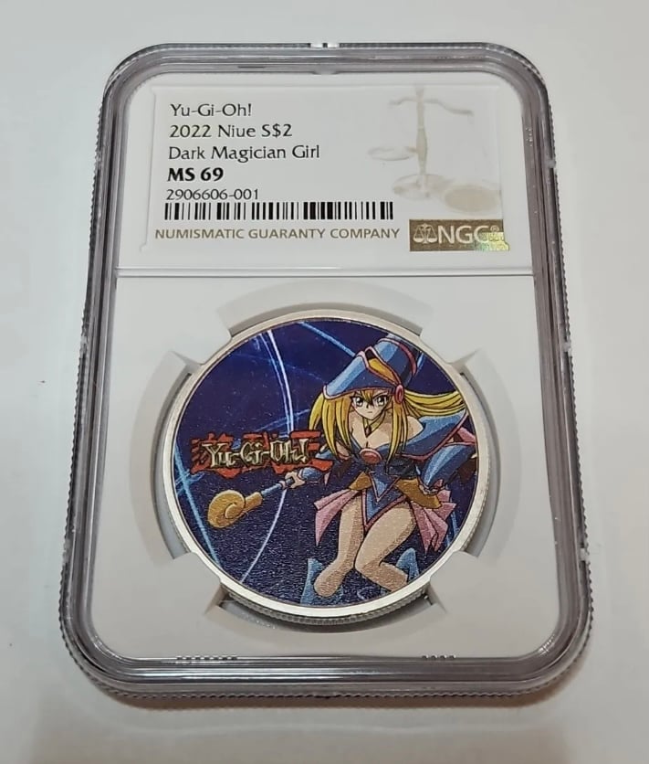 遊戯王 ダーク（ブラック）・マジシャン  ニウエ国 1オンス銀貨 シルバー original