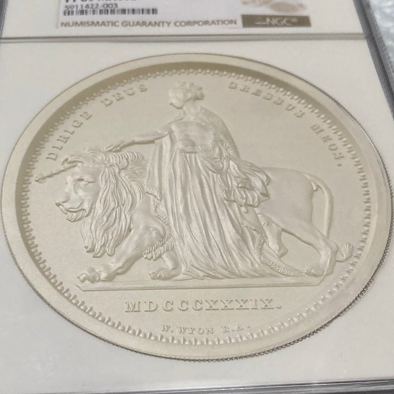 NGC鑑定PF69 1kg ウナとライオン 99枚限定のマット版 2019年