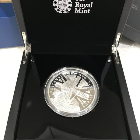 【新品】5オンス 2020 ロイヤルミント ブリタニア コイン 銀貨 10ポンド Britannia 5oz Silver Proof coin 10pounds 250枚限定
