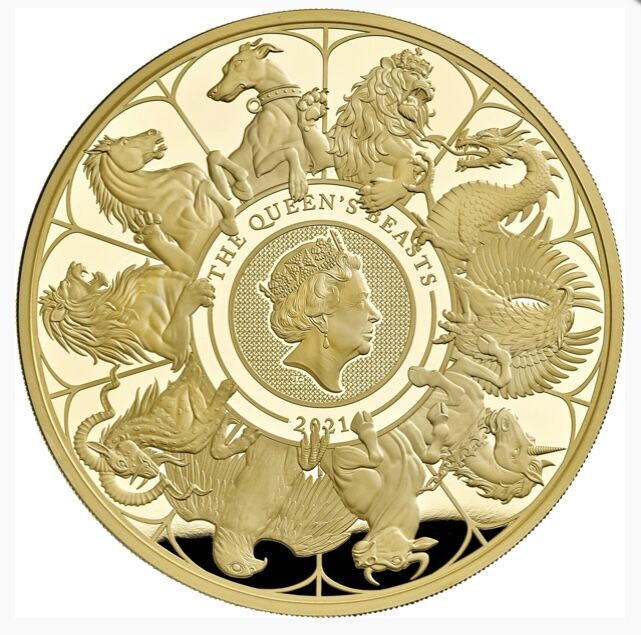 QUEEN'S BEASTS BURNING COMPLETER 5ポンド BURNING COMPLETER Queen Beasts 2 Oz Silver Coin 5£ United