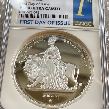 【NGC PF69UC+FDI】2オンス銀貨 ウナとライオン マスターピース版 イギリス領セントヘレナ造幣局 シルバープルーフコイン 発行即日鑑定品