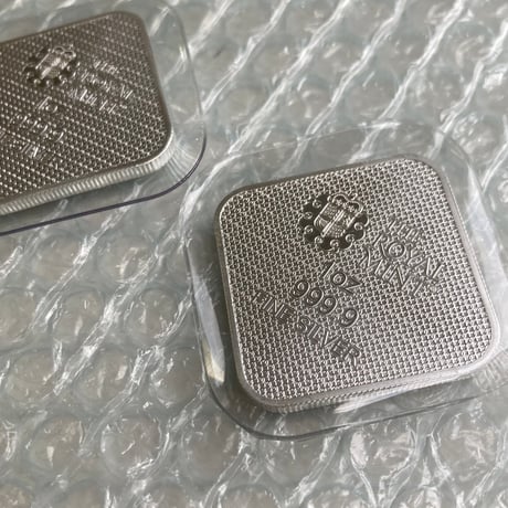 【2枚セット】1オンス・シルバーバー クイーンズビースト コンプリーター 最終版 2025年 ロイヤルミント 銀の延べ板 英国 イギリス 菱形 四角