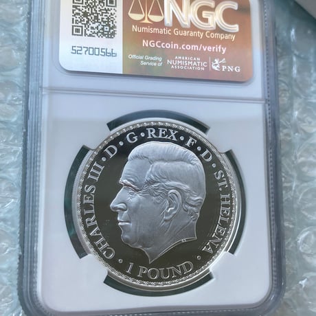 【NGC鑑定PF70】2023年Gilt版 ウナとライオン イギリス領セントヘレナ造幣局 金メッキ 1オンス銀貨 シルバー プルーフコイン Una Lion