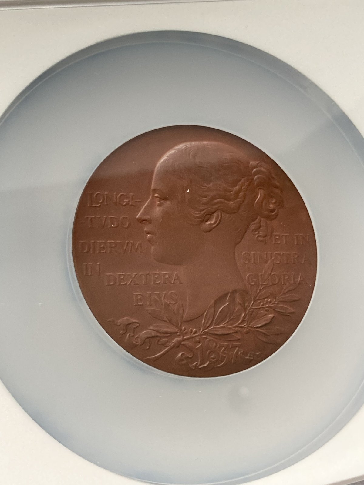 大型 銅メダル 55mm 1897年 ビクトリア ダイヤモンドジュビリー銅貨