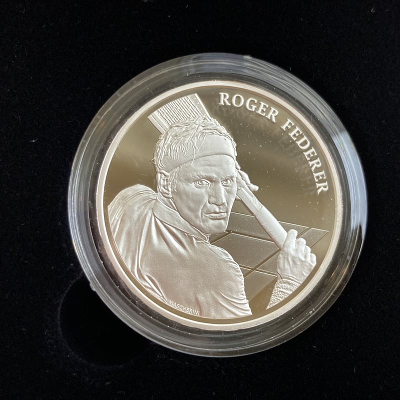 その他【入手困難】Silver coin Federer/フェデラー コイン 記念銀貨