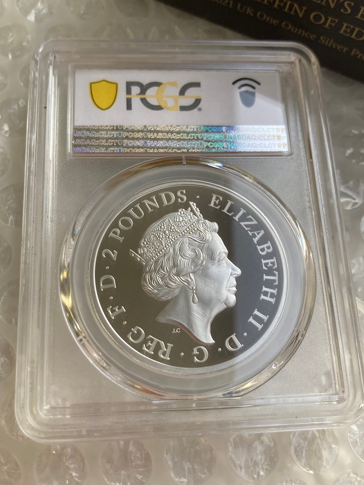 PCGS鑑定PR70】 ロイヤルミント クイーンズビースト エドワード3世の