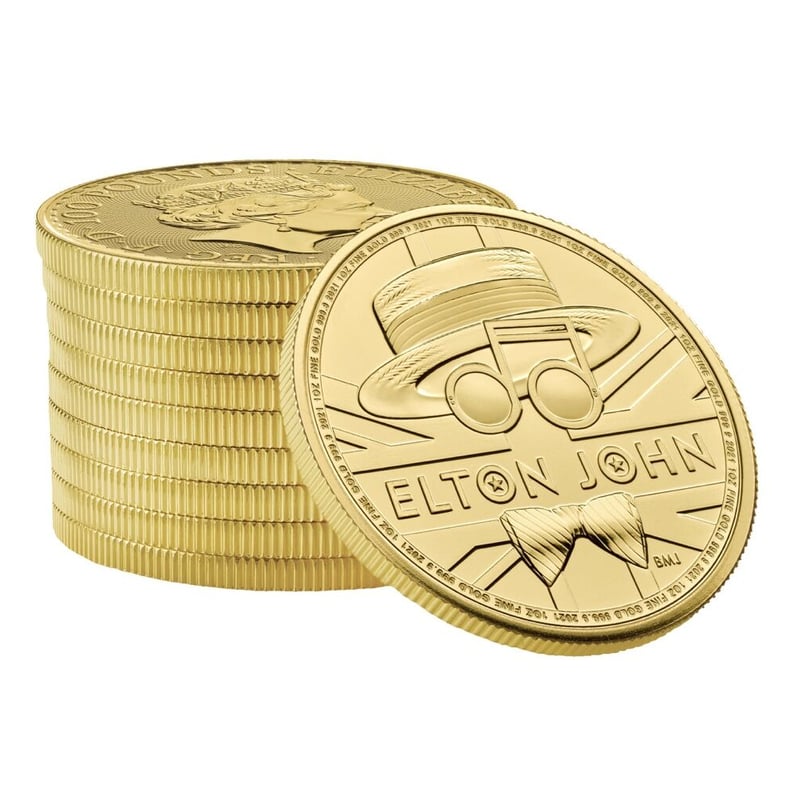 【カリスマの限定BOX】2020年イギリスエルトン・ジョン1ポンドプルーフ銀貨 カリスマの限定BOX】2020年イギリスエルトン・ジョン1ポンド
