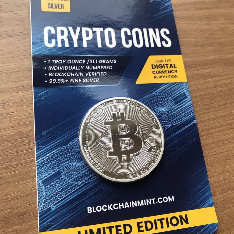 ビットコイン チャド共和国 CFAフラン 1オンス 銀貨 シルバー