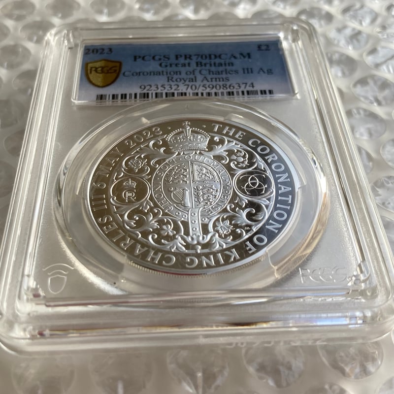 PCGS鑑定PR70】 2023年 チャールズ3世 戴冠式記念 クラウン 王冠 1