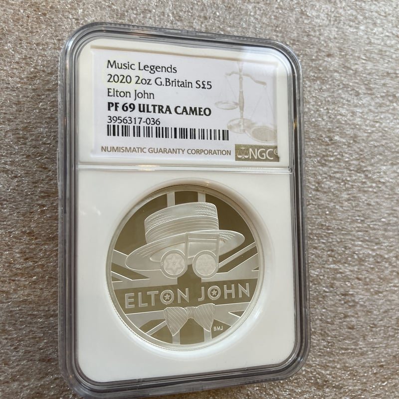 ロイヤルミント プルーフ銀貨 エルトンジョン 1オンス イギリス silver CATEGORY ミュージック・レジェンド | FutureVision's STORE