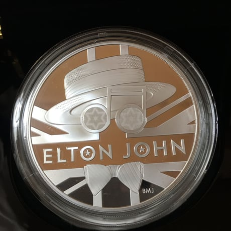 【限定425枚】エルトンジョン 5オンス 10ポンド銀貨 プルーフコイン シルバー 2020年 ロイヤルミント 英国 イギリス royal mint elton john