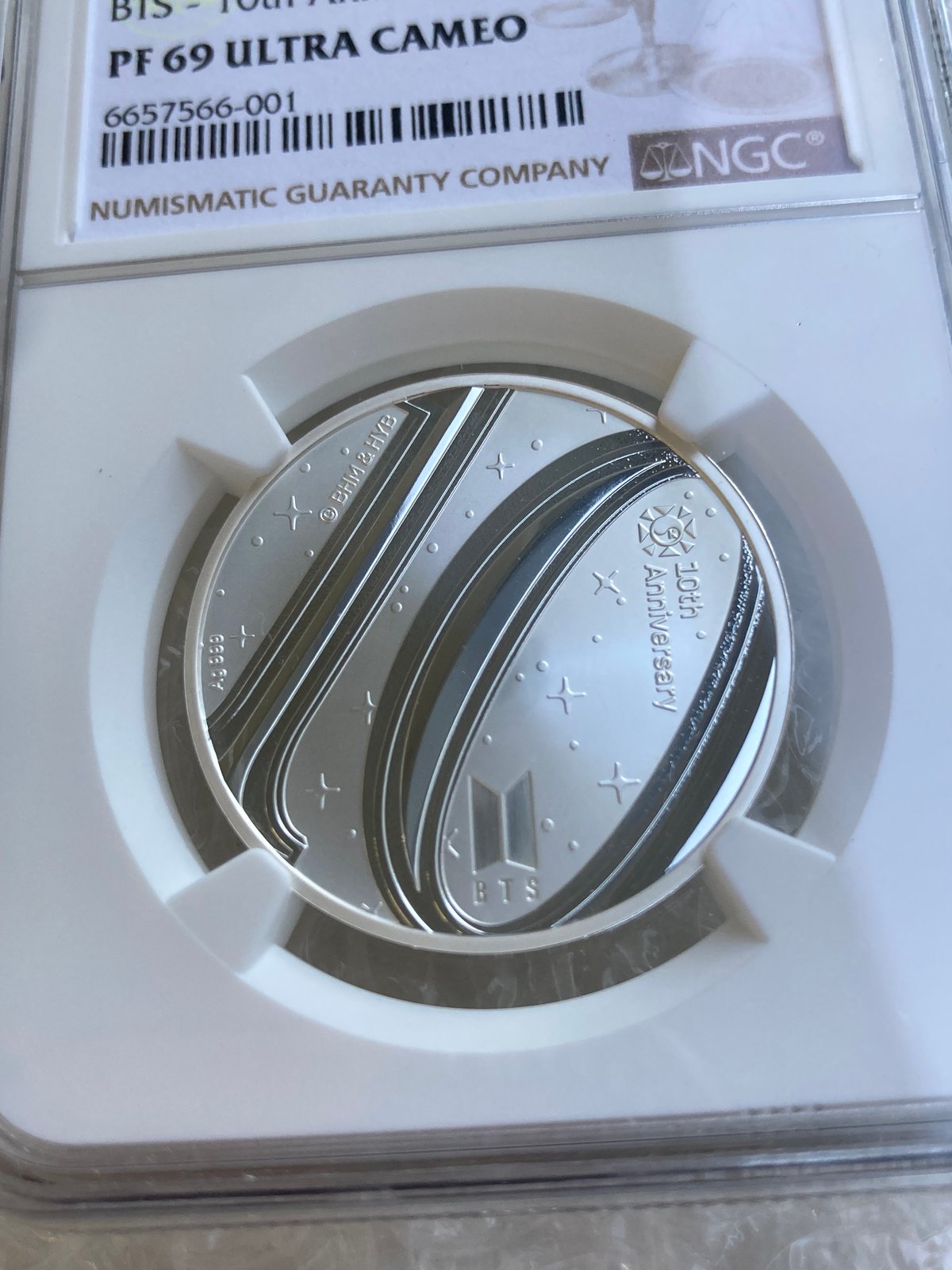 BTSデビュー10周年記念 防弾少年団 2023年 韓国造幣局 銀メダル