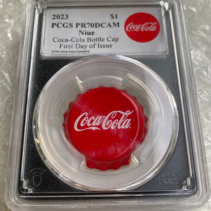 コカコーラ銀貨　1オンス　1枚　TEP 楽天市場】コカ・コーラ? 1 オンス シルバーカラー ラウンド 5