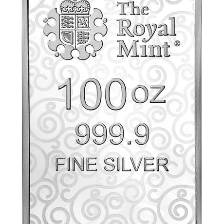 【100オンス(3kg超)・シルバーバー】2021 ロイヤルミント ウナとライオン 100oz 銀棒 銀板  インゴット 英国 イギリス Royal Mint Una Lion silver bar