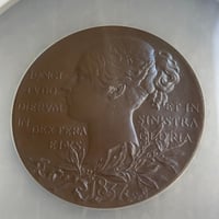 TopPop・最高鑑定評価 NGC鑑定MS66BN 1897年 ヴィクトリア女王 ダイヤモンドジュビリー 銅 ブロンズメダル アンティーク BHM-3506 Victoria Bronze Medal